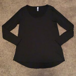 Long Sleeve Black T-Shirt